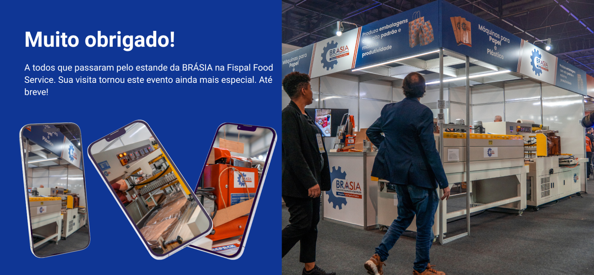 Fispal Food Service -  A BRÁSIA, fundada em 2008, conta com sócios com mais de 30 anos de experiência. A empresa comercializa máquinas e equipam...Saiba mais.