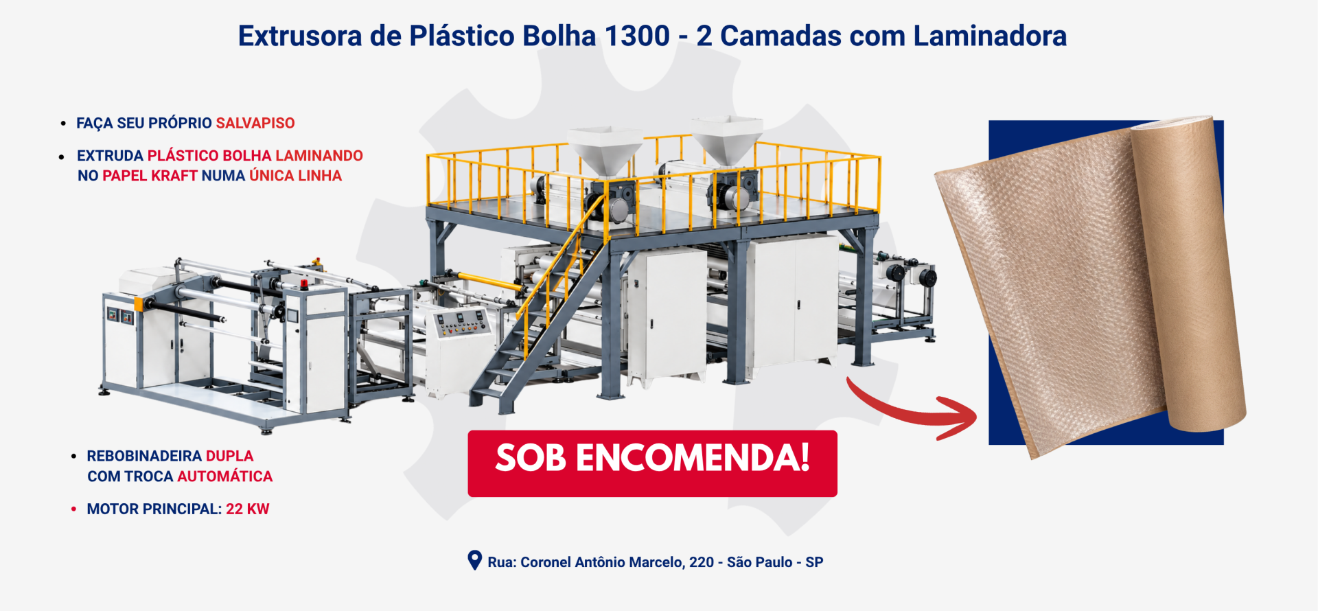 Máquina para Ponteira de Cadarço e Cordão de Sacolas -  A BRÁSIA, fundada em 2008, conta com sócios com mais de 30 anos de experiência. A empres...Saiba mais.