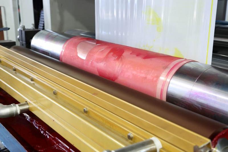 Máquina SOS 05 para Sacos de Papel com Fundo Quadrado com Impressora Flexográfica 2 Cores em Linha