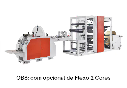 Máquina Matadora, Para Sacos de Papel - Fundo Chato - Tamanhos Grandes - MT2