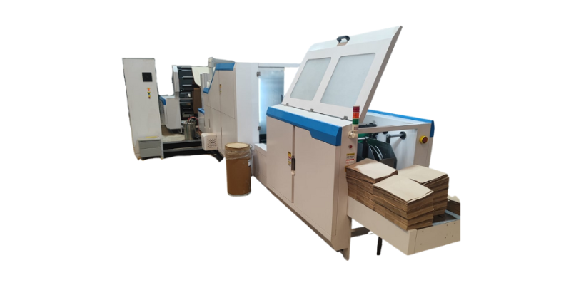 Máquina SOS 020 para Sacos de Papel com Fundo Quadrado - Alimentação em Bobina - Sacos Grandes Máquina SOS 020 para Sacos de Papel com Fundo Quadrado - Alimentação em Bobina - Sacos Grandes