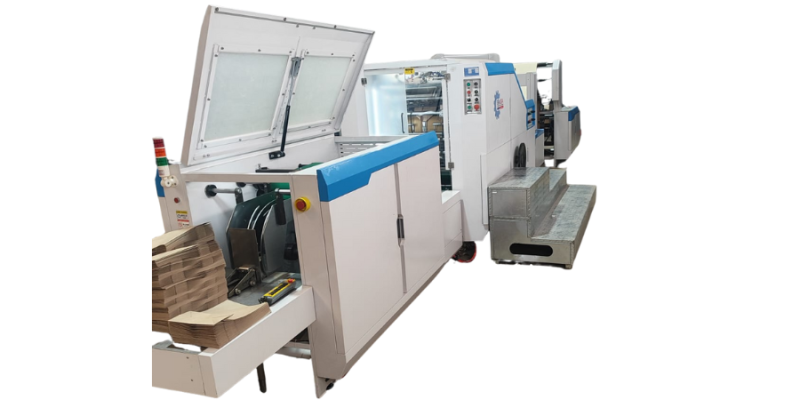 Máquina SOS 030 para Sacos de Papel com Fundo Quadrado - Alimentação em Bobina - Sacos Grandes Máquina SOS 030 para Sacos de Papel com Fundo Quadrado - Alimentação em Bobina - Sacos Grandes