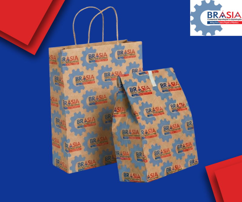 Máquina SOS 020 para Sacos de Papel com Fundo Quadrado - Alimentação em Bobina Máquina SOS 020 para Sacos de Papel com Fundo Quadrado - Alimentação em Bobina