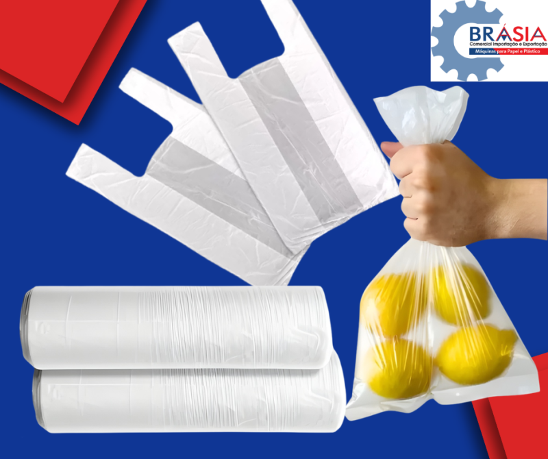 Picotadeira para Sacolinhas Camiseta e Saquinho Fundo Reto Picotadeira para Sacolinhas Camiseta e Saquinho Fundo Reto